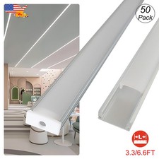 3.3FT/6.6FT U Shape Led Strip Lights Aluminum Channel Anti-Glare Under Cabinet