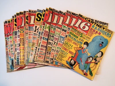 16 MAGAZINE - LOT OF 21 - 1965-1970 - MOST GOOD TO VG CONITION - SEE NOTES - Image 1 of 4