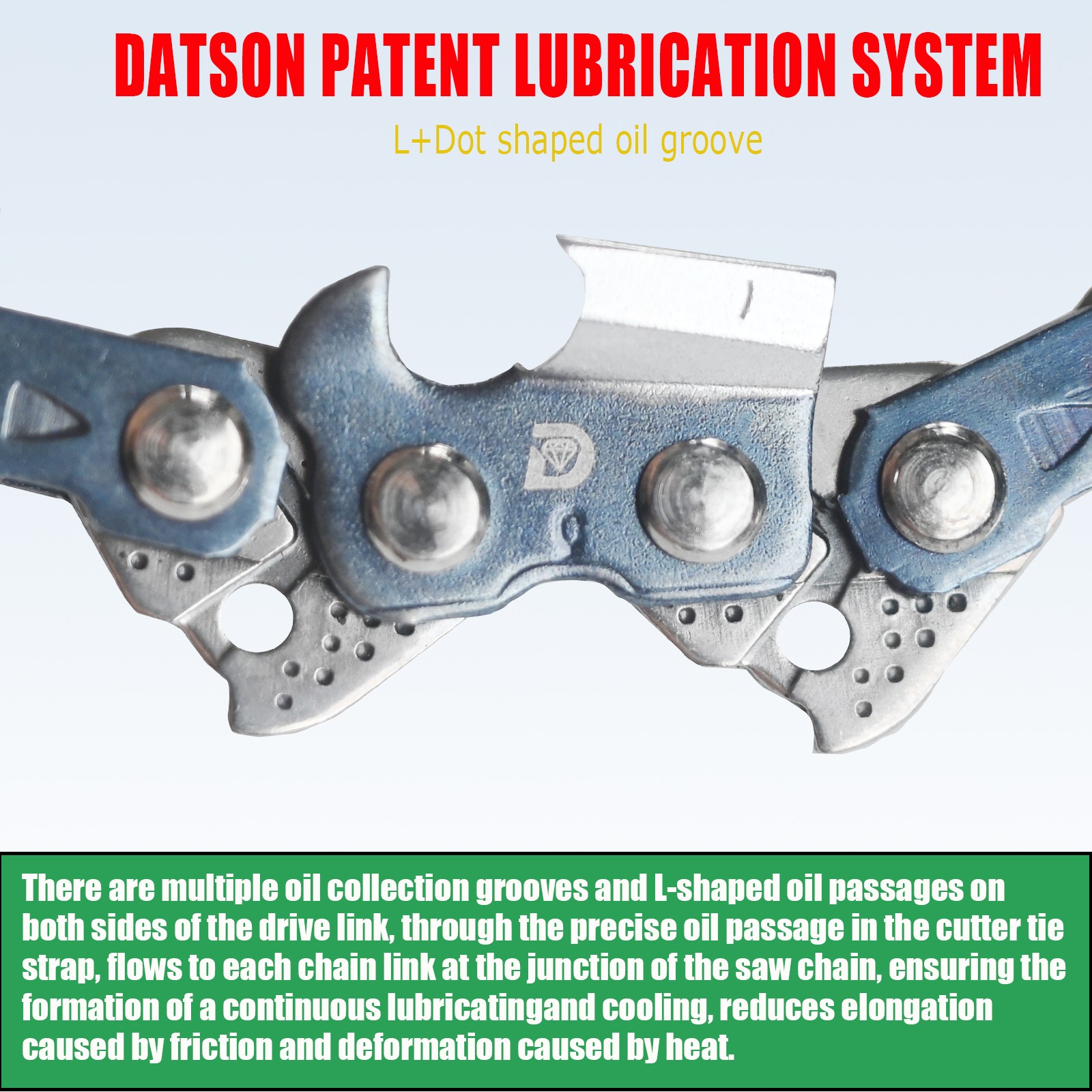 18" Chainsaw Chain .325 pitch FULL CHISEL .063 Gauge 74DL drive links
