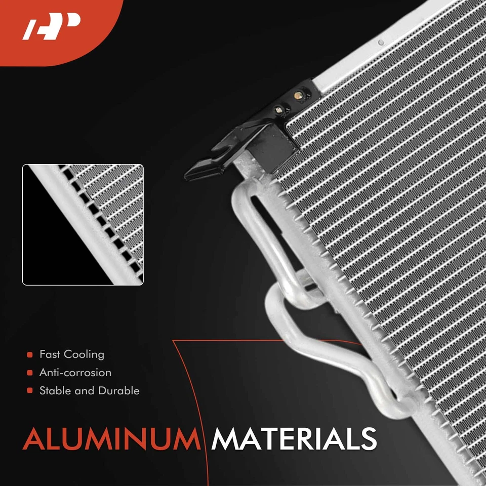 A-Premium A/C AC Condenser with Bracket for Mitsubishi Eclipse 95-99 Eagle Talon - Image 2 of 4