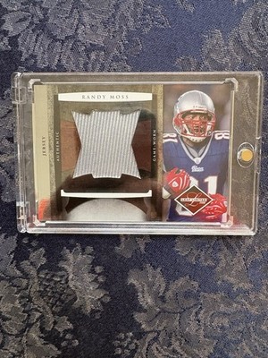 RANDY MOSS 2008 Leaf Limited Game-Worn Jersey Card 31/50 SP NEW ENGLAND PATRIOTS