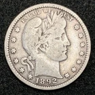 1892 25C Barber Quarter