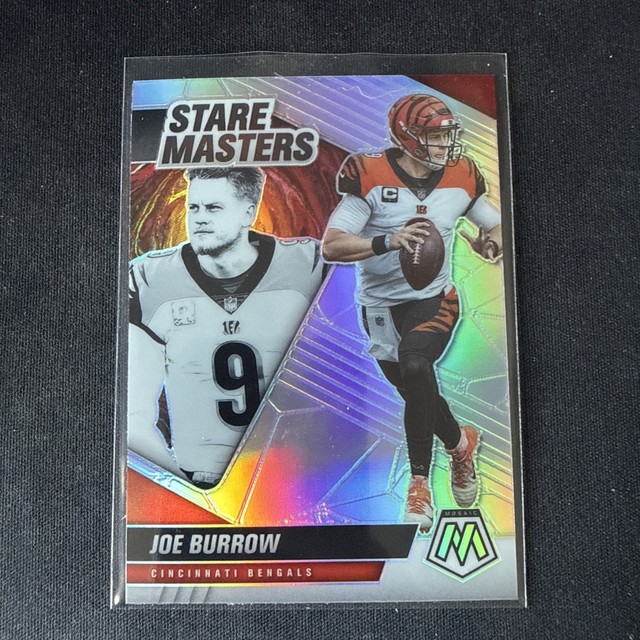 2021 Panini Mosaic - Stare Masters Joe Burrow #SM4 Silver Prizm