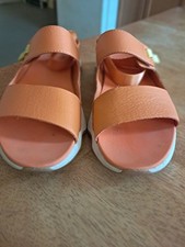 Sorel Kinetic Impact Y-Strap Wysokie sandały Rustykalne Pomarańczowe Regulowane Damskie 10