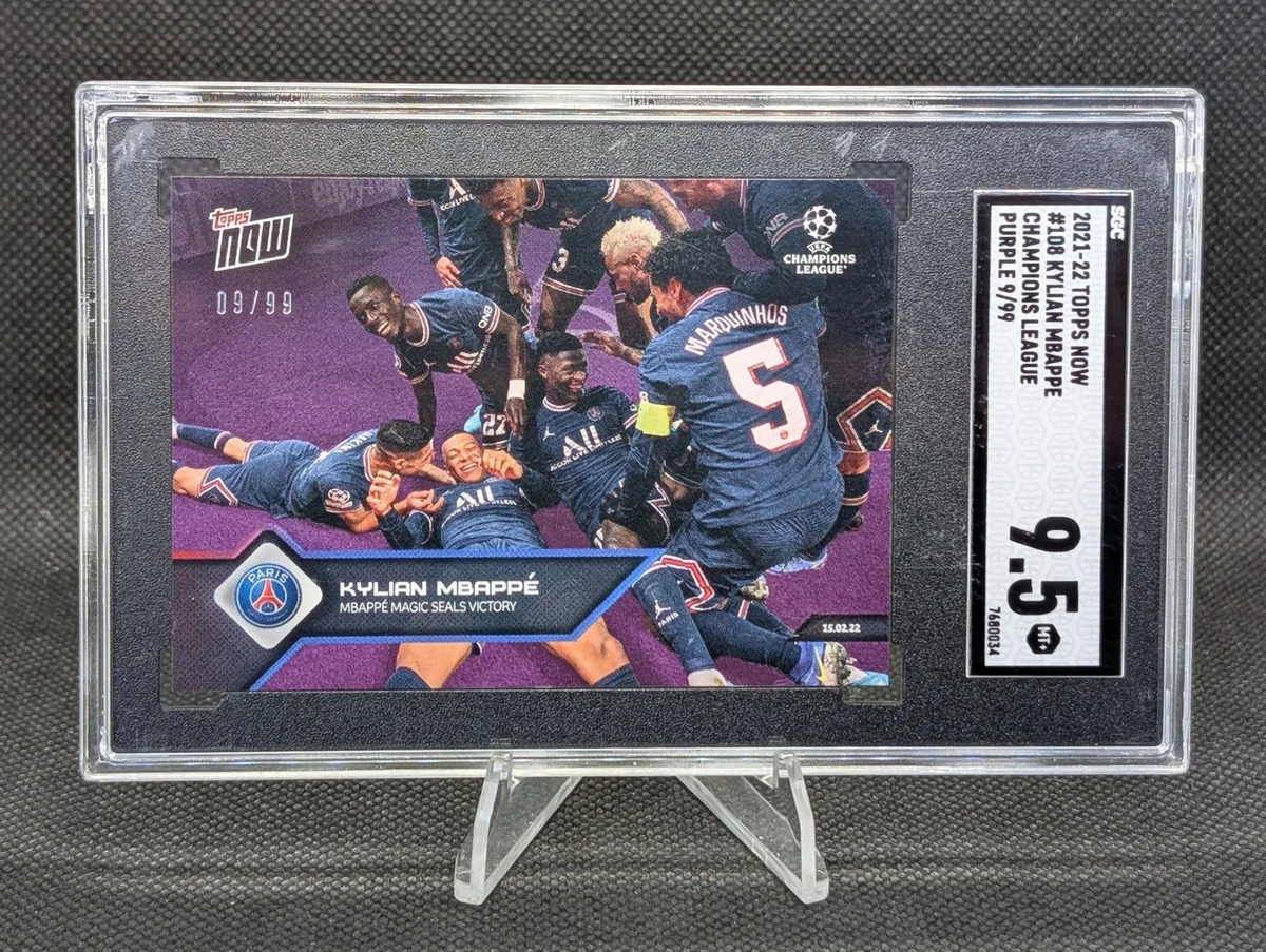 2021-22 Topps Now UCL Kylian Mbappé #108 for sale | eBay