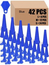 42 Pcs Hydraulic Oil Service Plugs Large Medium Small Sizes Multi Pack Rubber...