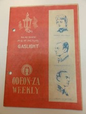 Ingrid Bergman Gaslight Odeon Theatre Pamphlet