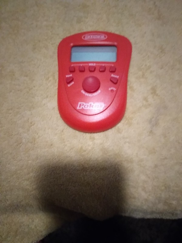 radica poker handheld game Works Great 