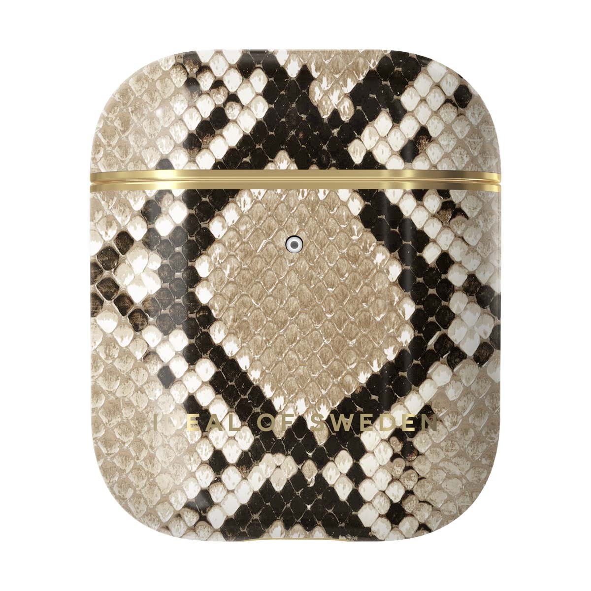 Étui pour Gousses 1/2 Motif Serpent Sahara Marron Protection AirPods Coque