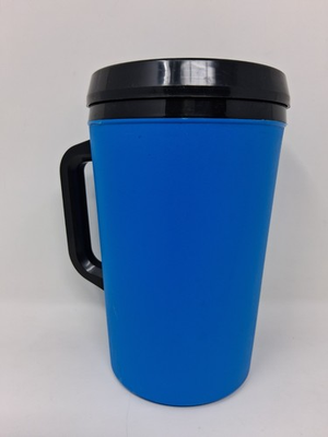 #ad Aladdin Hot Cold Blue Travel Mug Cup 32 Oz Insulated w Lid USA Vintage $19.99