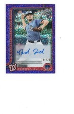 2055 Topps Chrome Update Brad Lord RC Auto Purple Speckle Refractor /299 #AC-BL
