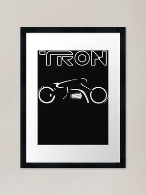 Cycle-Tron Gerahmter Kunstdruck Gerahmtes Wandbild Poster Leinwanddruck Bild