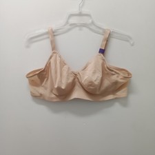 NWT Toasted Almond Catherines Smooth Comfort Wireless Back Hook Bra Size 54C