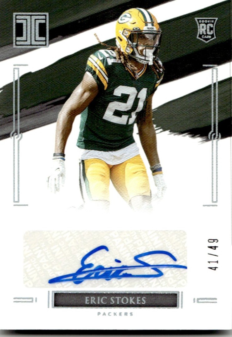 Eric Stokes Panini Impeccable #153 Silver Autograph