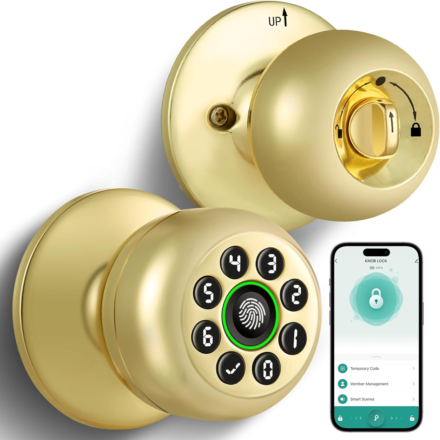 Smart Fingerprint Door Lock with Keypad