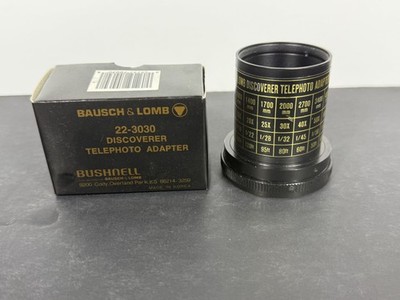 Vintage Bausch & Lomb Discoverer Telephoto Adapter For Cannon- Photography CLEAN