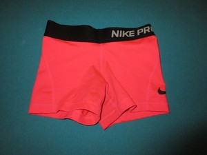 pink nike spandex shorts