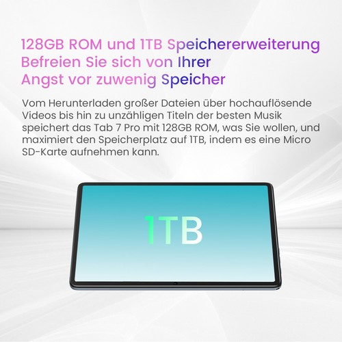 Blackview Tab 7 Pro Tablet PC 6GB+128GB 10,1 Zoll Android 12 6580mAh 4G PC Modus - Bild 10 von 15