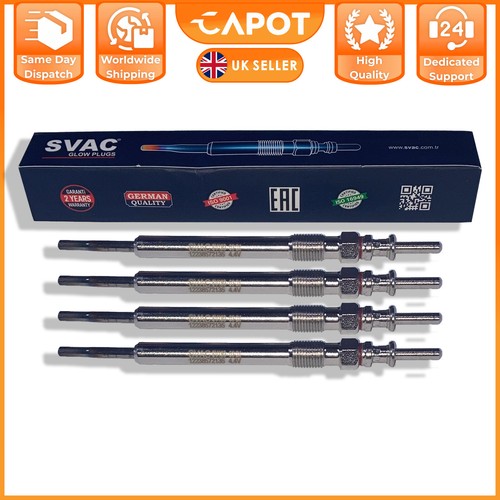 For MINI R55 R56 R57 R58 R59 R60 R61 Diesel 12237798001 4X Heater Glow Plugs - Picture 1 of 4