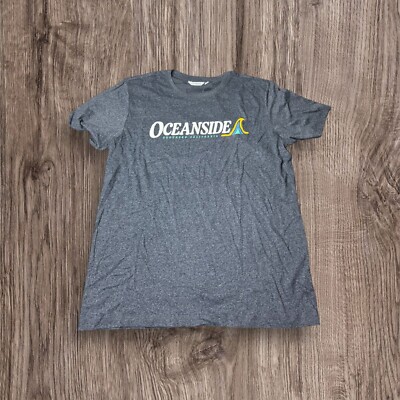 Camp David NWT Oceanside Southern California Graphic T-Shirt Heather Gray Size L