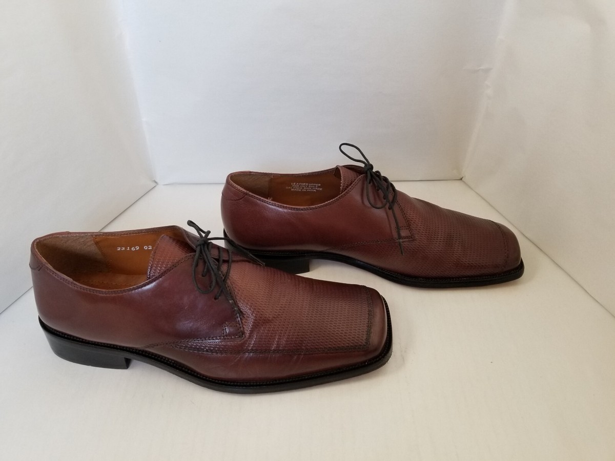 Stacy Adams Men\'s Size 12 Brown Leather Square Toe Derby Dress Shoes Stacy Adams Derby Square Toe Brown Leather Dress Shoes Men main image 3