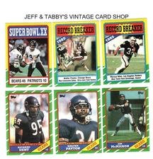1986 TOPPS FOOTBALL 1 to 220 / SEE DROP DOWN MENU 4 CARD YOU WILL RECEIVE