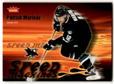 Patrick Marleau 2006-07 Fleer Speed Machines #SM21 San Jose Sharks