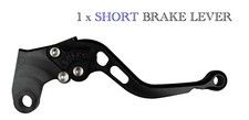 Motorcycle Brake Single Lever black for Kawasaki (SEE DESCRIPTION FOR FIT) SR17
