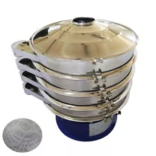 Heavy Duty 220V Vibrating Sieve Screen Shaker Sifter Machine 3 Layers 39.3"Dia.