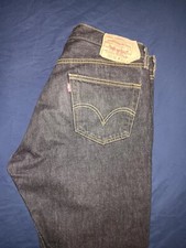 Levi's 501 XX Men's 36x34 Jeans Straight Leg Button Fly Dark Wash
