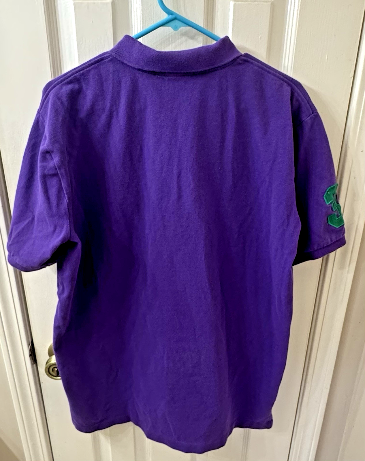 Polo Ralph Lauren polo manica corta viola XL verde polo pony numero 3