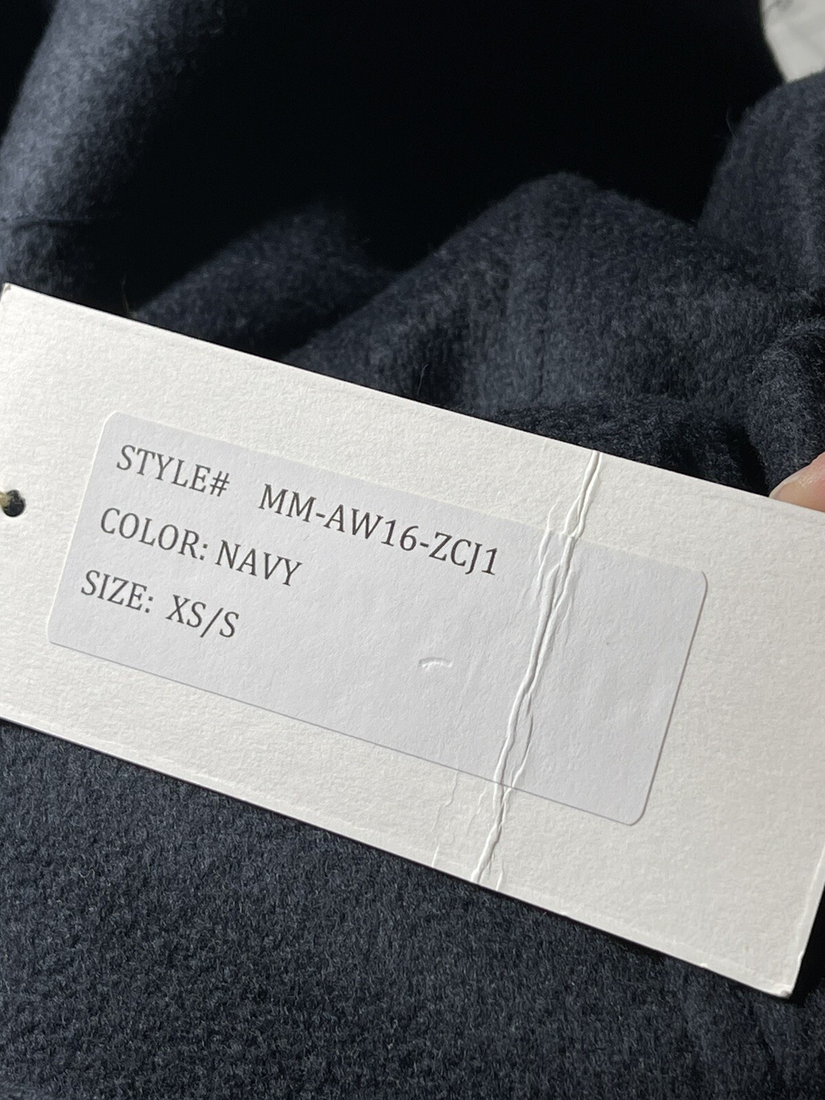 Fabulous M&S Classic Range lagenlook open Coat UK10 Navy Blue HT149 main image 1