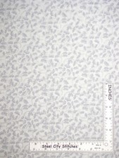 Christmas Holly Swirls Silver Gray Cotton Fabric Benartex Festive Season By Yard
