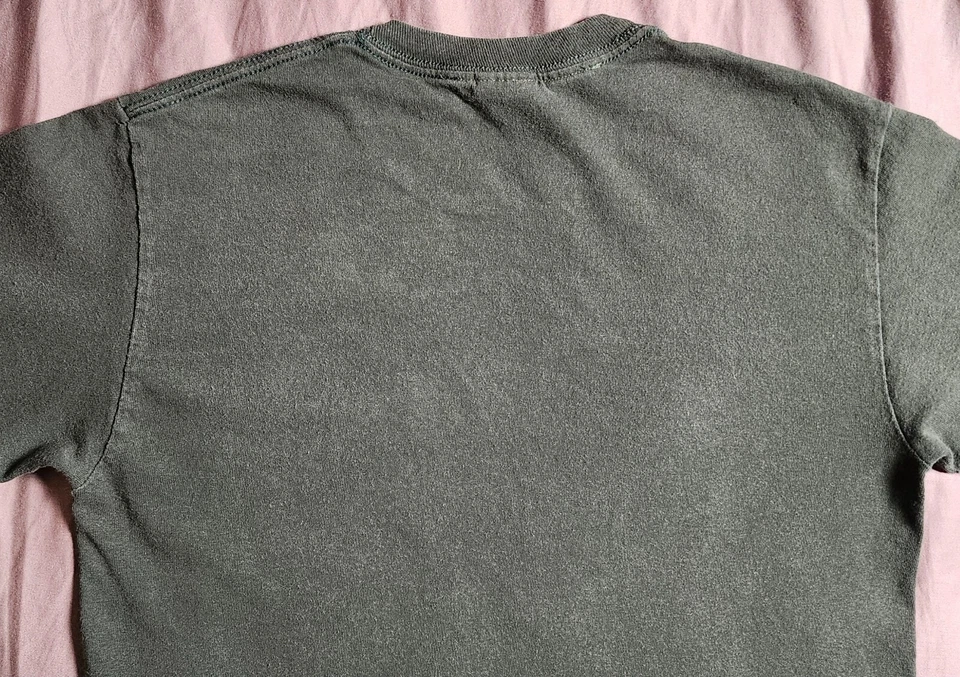 RipNdip 绿色圆领男式 T 恤长袖 100% 棉 S 码 — 第 4/4 张图片