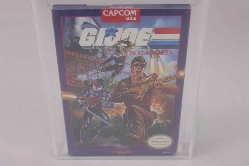 GI Joe: The Atlantis Factor Nintendo NES New Sealed 1992 Capcom VGA Grade 80 NM - Image 3 of 4