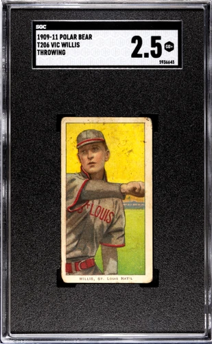 1909-11 Polar Bear (T206) Willis, Vic - SGC 2.5