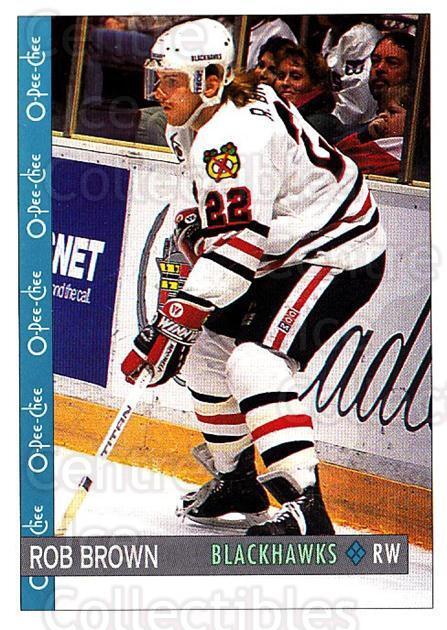 1992-93 O-Pee-Chee #170 Rob Brown