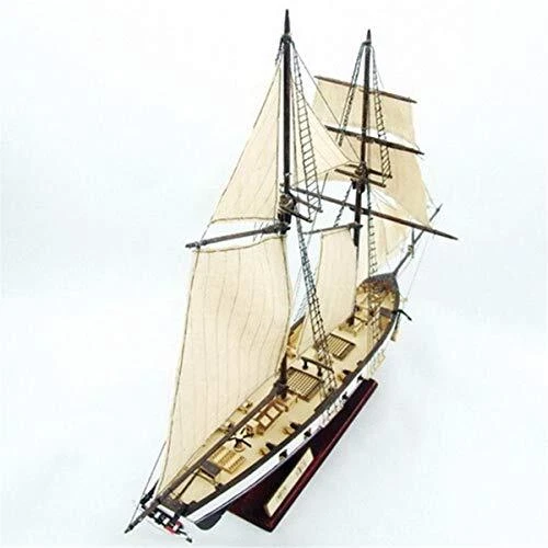 Holzschiff Modelle DIY Schiffsmodell Kit Schiffbausatz Segelschiff Modellbausatz - Bild 3 von 4