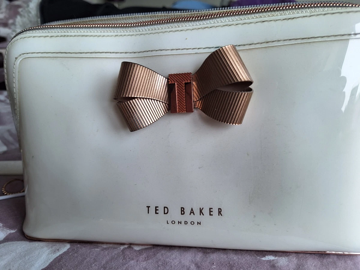 Ted baker white clutch bag new arrivals