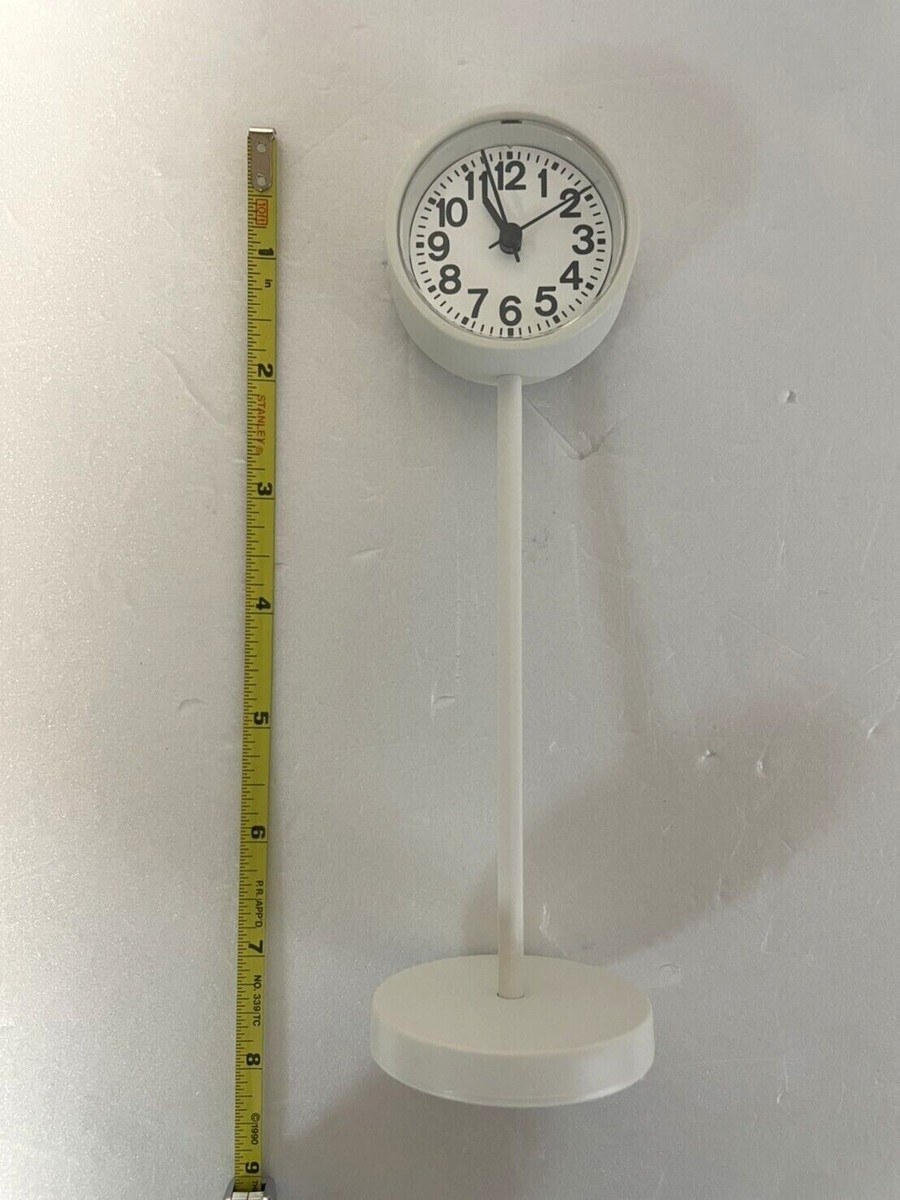 MUJI Park Clock / Quartz Clock Mini XMJ-PCM2 WHITE 7.16 inch