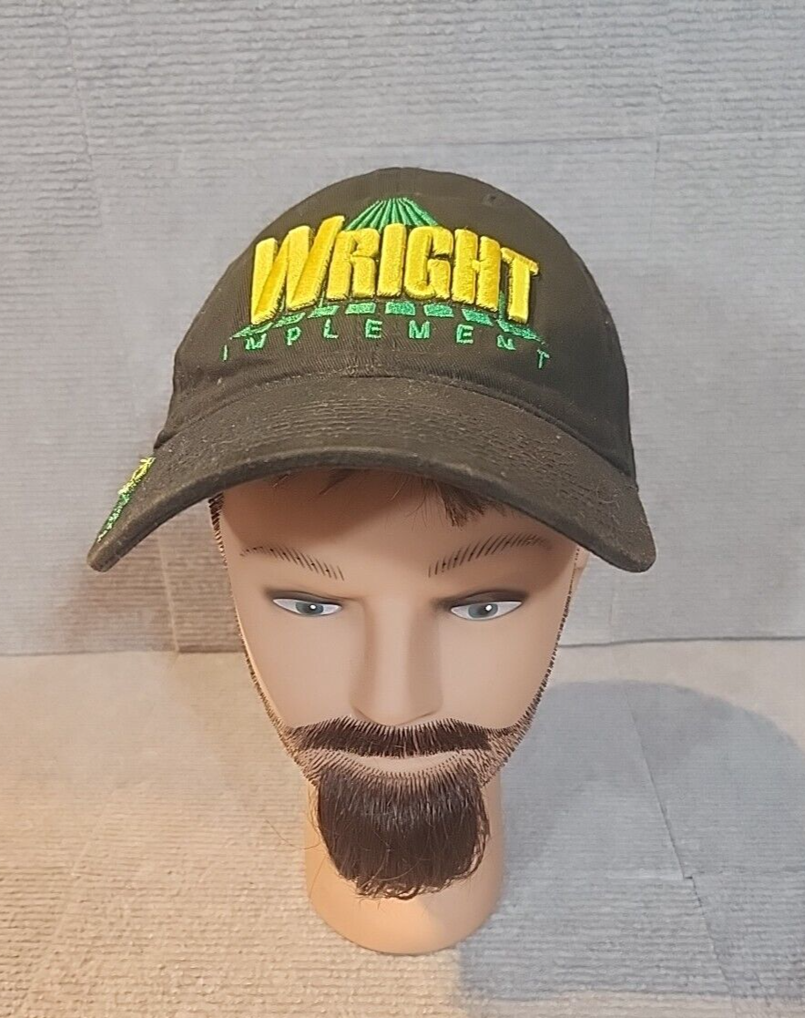 John Deere Wright Implement Adjustable Baseball Cap OSFM Sports Hat  -image