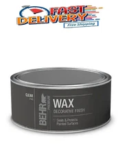 BEHR PREMIUM 8 oz. Clear Interior Chalk Decorative Wax
