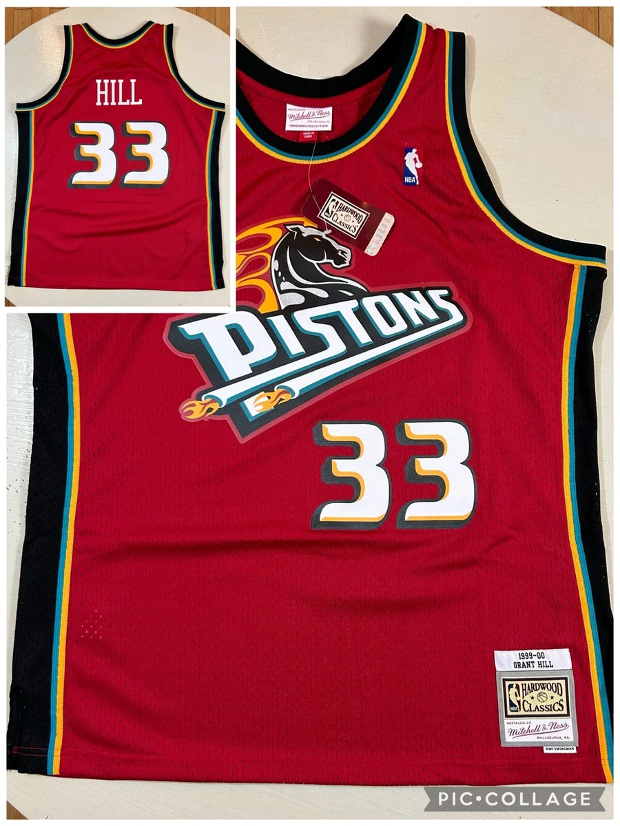 Grant Hill Detroit Pistons Hardwood Classics Throwback NBA