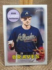 2018 Topps Heritage Ryan Flaherty Baseball Card #561 Braves FREE S&H A6