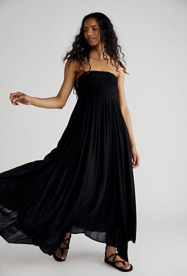 NWT XS Free People Endless Summer Turning Up Temperature Maxi Dress Strapless