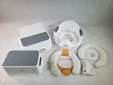 Aoeelf Potty Training Seat for Boys & Girls w/ Handles And Step Stools Misshaped