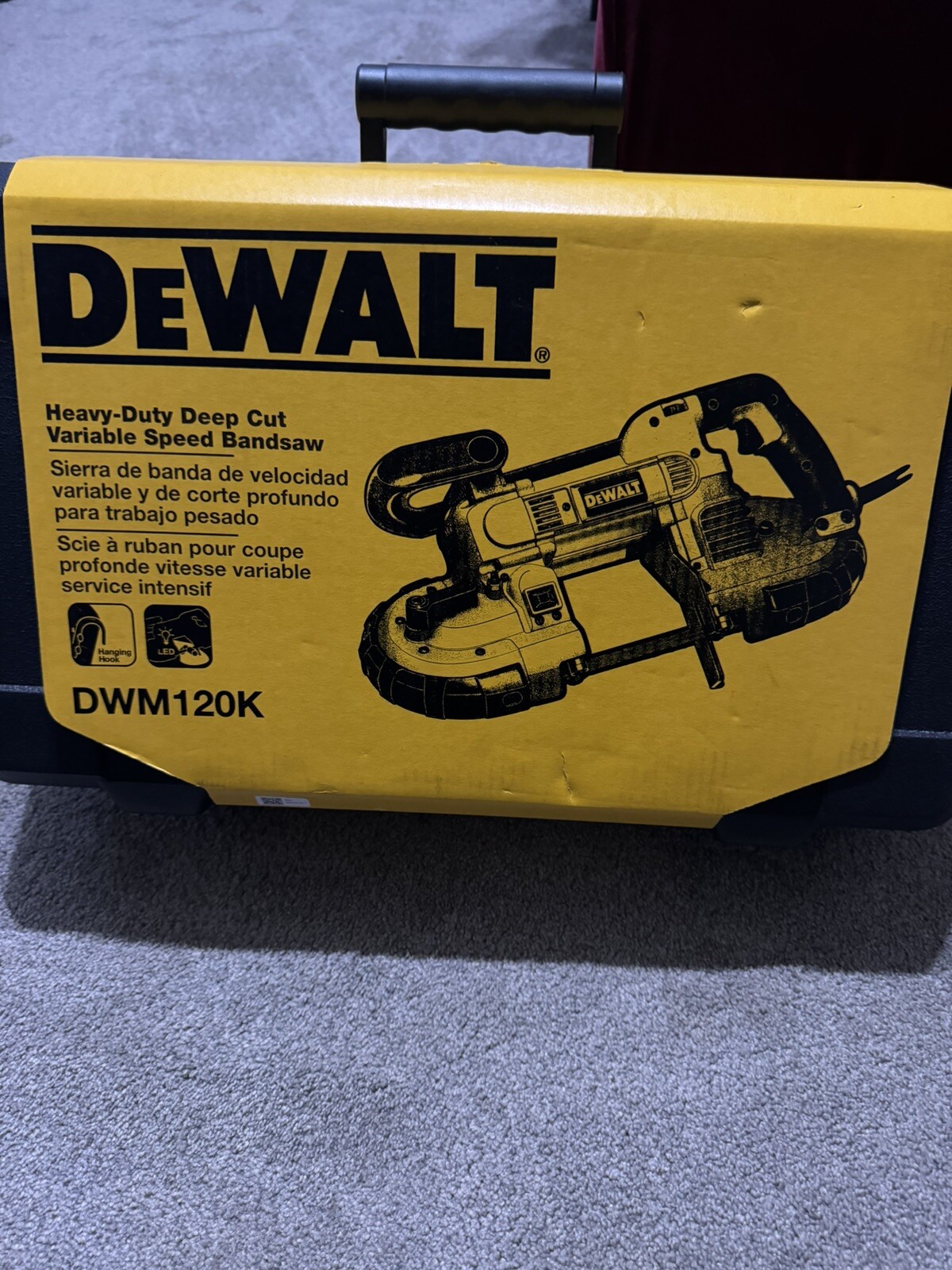 DEWALT DWM120K 10 Amp 5Inch Deep Cut Portable Band Saw Kit eBay