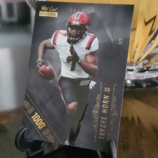 🚨 1/2 1000 STRIPE SILVER 2021 Wild Card MATTE - JAYCEE HORN 1000 STRIPE 1/2 📢 