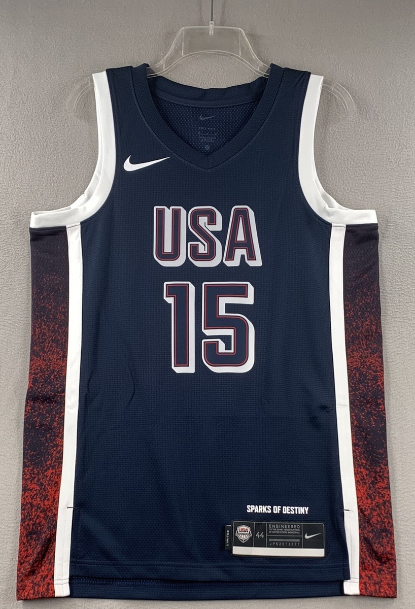 Devin Booker Nike 2024 USA Basketball Swingman Player Jersey Paris