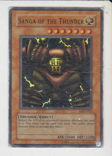 Yu-Gi-Oh Tradingcard Metal Raiders MRD-E025 Sanga of the Thunder
